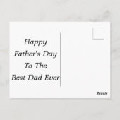 パパ、愛する父の日の写真はがき ポストカード (裏面)