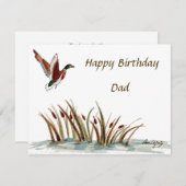 パパ、感謝していカタルの上のマラード、メモリ (正面/裏面)