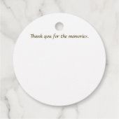 パパ、感謝していカタルの上のマラード、メモリ フェイバータグ (裏面)