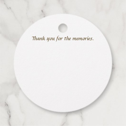 パパ、感謝していカタルの上のマラード、メモリ フェイバータグ (裏面)