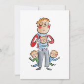 パパ 招待状 (正面)