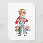 パパ 招待状 (正面/裏面)