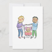 パパ 招待状 (正面)