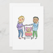 パパ 招待状 (正面/裏面)