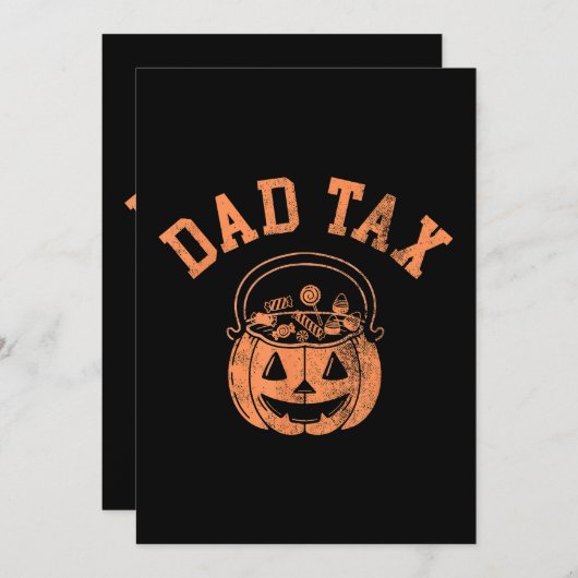 パパ 招待状 (正面/裏面)