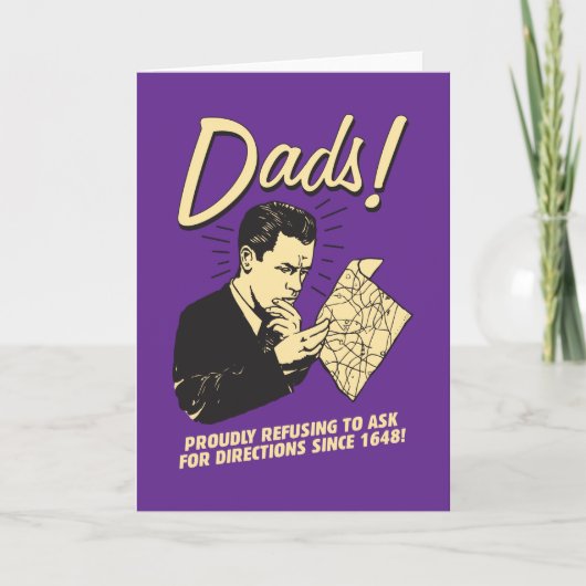 パパ: 方向を頼むことを断ること カード (正面)