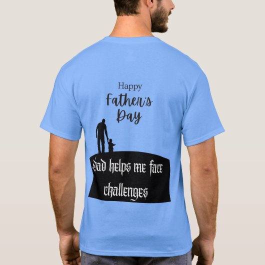 パパ: 最高のファン Tシャツ (裏面)