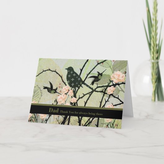 パパ（末期不良の成人から別れ） カード (正面)