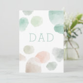 パパ。水の色パステル抽象芸術ハッピーファーズデー (スタンド正面)