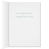 パパ。水の色パステル抽象芸術ハッピーファーズデー (内側 (右))