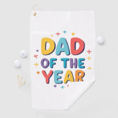 パパ – 父おもしろいの日贈り物 ゴルフタオル (インサイチュ)