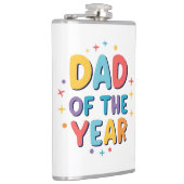パパ – 父おもしろいの日贈り物 フラスク (右)