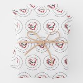 パパ – 父の日 ラッピングペーパーシート (インサイチュ)