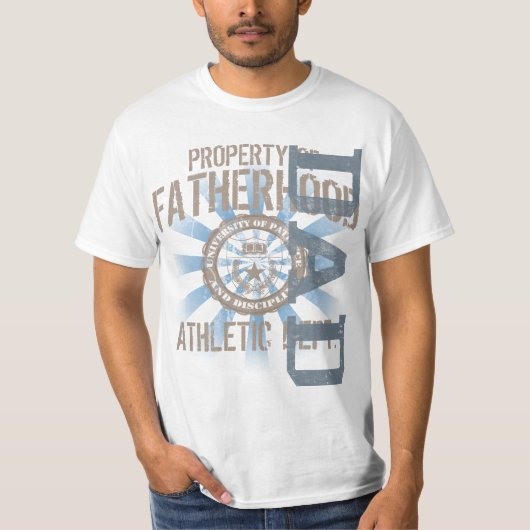 パパ、父権の父の日のTシャツの特性 Tシャツ (正面)