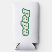 パパ | 父・おじいさん スリム缶クーラー (正面)