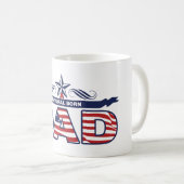 パパ、父、自然な生まれるパパ コーヒーマグカップ (正面右)