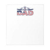 パパ、父、自然な生まれるパパ ノートパッド (正面)