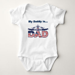 パパ、父、自然な生まれるパパ ベビーボディスーツ