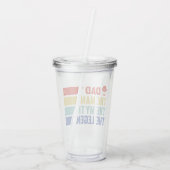 パパ。男神話伝説。 アクリルタンブラー (裏面)