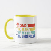 パパ。男神話伝説。 マグカップ (左)