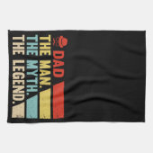 パパ。男、神話、伝説。 キッチンタオル (横)