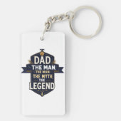 パパ、男、神話、伝説 – キーチェーン (裏面)