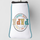 パパ、男、神話、伝説 ゴルフヘッドカバー (回転90)