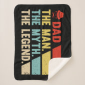 パパ。男、神話、伝説。 シェルパブランケット (正面)