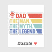 パパ。男、神話、伝説。 シール (シート)