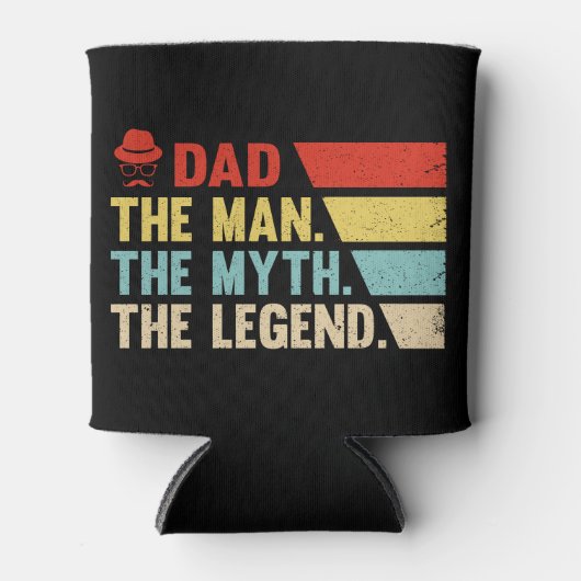 パパ。男、神話、伝説。 缶クーラー (正面)