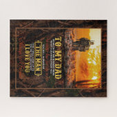 パパ |私のパパへ手紙あなたを愛する男 ジグソーパズル (横)