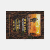 パパ |私のパパへ手紙あなたを愛する男 フリースブランケット (正面(横))