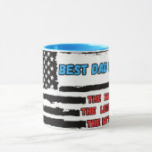 パパ。私のヒーロー。 マグカップ (中央)