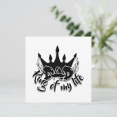 パパ、私の人生のキング ファーザーズデー シーズンカード (スタンド正面)