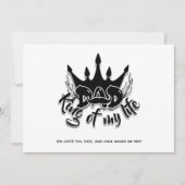 パパ 私の人生の王 父の日 シーズンカード (正面)