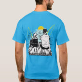 パパ:私の最初の最高の友人 Tシャツ (裏面)