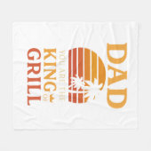 パパ、私の永遠の英雄 – 父の日の献上品 フリースブランケット (正面(横))