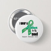 パパ – 肝臓がんリボン 缶バッジ (正面&裏面)