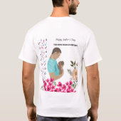 パパ:自分の誘導灯 Tシャツ (裏面)