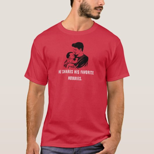 パパ:自分の誘導灯 Tシャツ (正面)