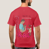 パパ:自分の誘導灯 Tシャツ (裏面)