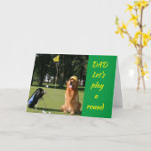 **パパ**誇りを持ったを息子にする**誕生日** カード (黄色い花)