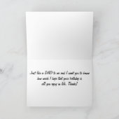 **パパ***誕生日 カード (内部)