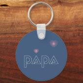パパ、誘導灯 キーホルダー (裏面)