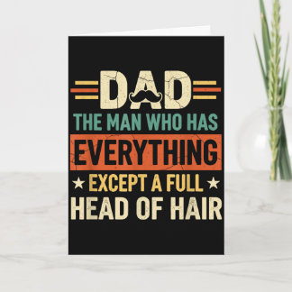 パパ　髪の毛以外は全てを持っている人 カード