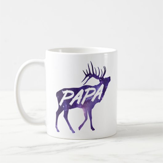 パパ 鹿 コーヒーマグカップ (左)
