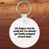 パパ(&A) 包まれた キーホルダー (正面)