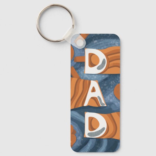 パパ- Happy Father's Day キーホルダー (正面)