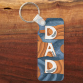 パパ- Happy Father's Day キーホルダー (正面)