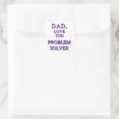 パパ、LOVE YOU PROBLEM SOLVER 2 スクエアシール (バッグ)